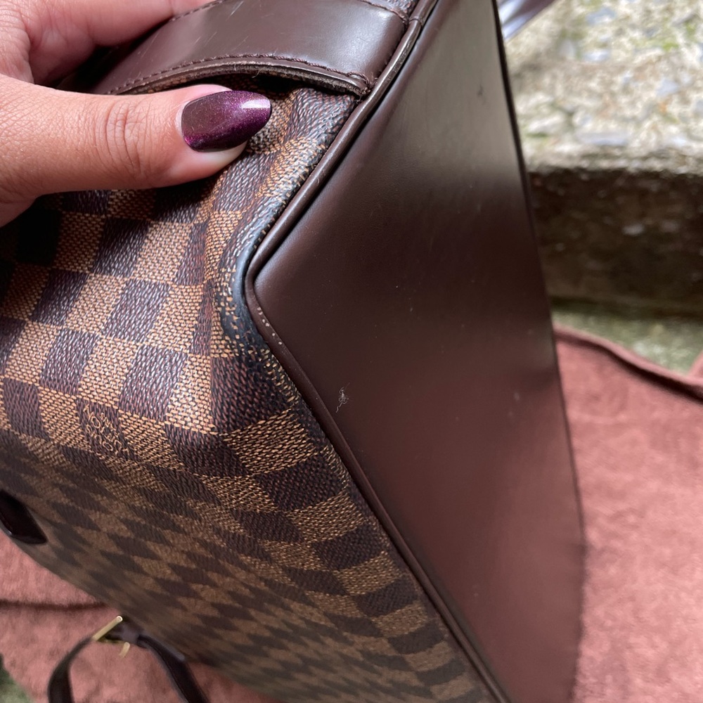 Louis Vuitton Brown Checkered Tote - Picture 10 of 16